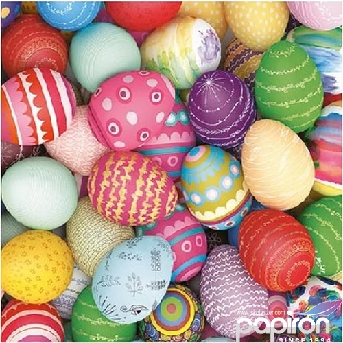 Szalvéta Ambiante Colourful Eggs papírszalvéta 25x25cm,15db-os
