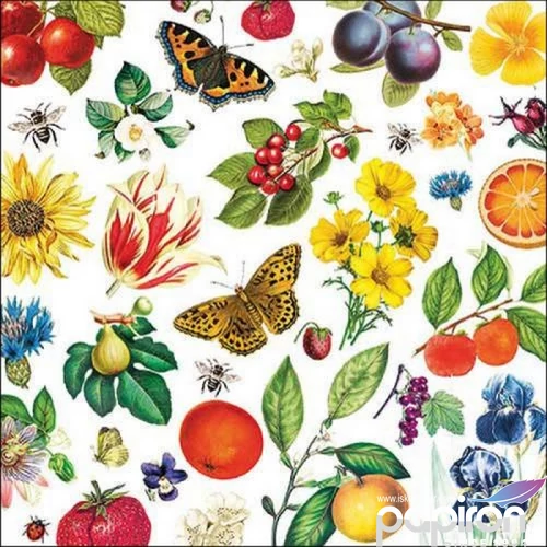 Szalvéta Ambiante Colourful year papír papírszalvéta 33x33cm,20db-os
