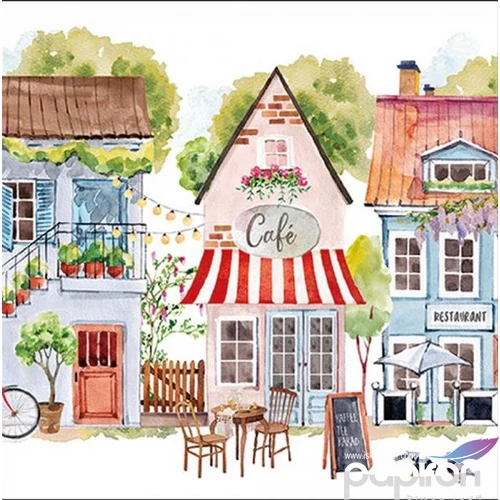 Szalvéta Ambiante Cottages papírszalvéta 33x33cm,20db-os