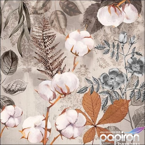 Szalvéta Ambiante Cotton papír papírszalvéta 33x33cm,20db-os