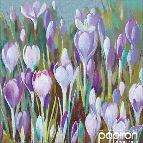 Szalvéta Ambiante Crocus papír papírszalvéta 33x33cm,20db-os