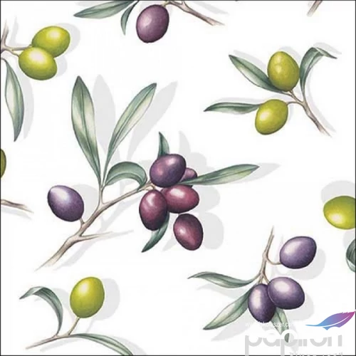 Szalvéta Ambiante Delicious olives papír papírszalvéta 33x33cm,20db-os
