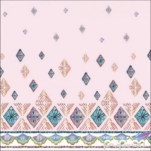 Szalvéta Ambiante Diamonds Rose papír papírszalvéta 33x33cm,20db-os