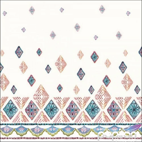 Szalvéta Ambiante Diamonds White papír papírszalvéta 33x33cm,20db-os
