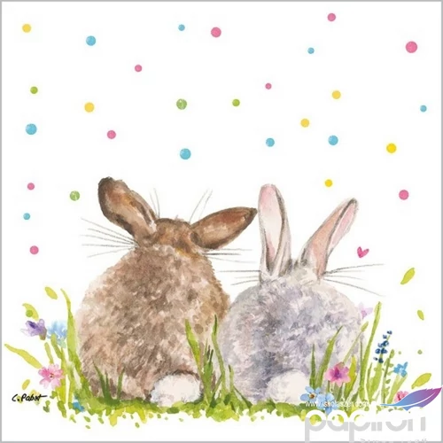 Szalvéta Ambiante Easter Party papírszalvéta 33x33cm,20db-os