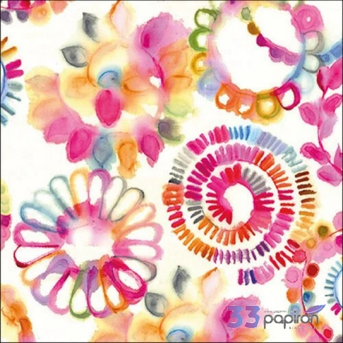 Szalvéta Ambiante Fantasy circles papírszalvéta 33x33cm,20db-os