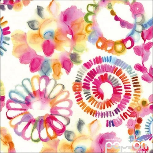 Szalvéta Ambiante Fantasy circles papírszalvéta 33x33cm,20db-os