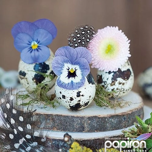 Szalvéta Ambiante Flower In Eggs papírszalvéta 33x33cm,20db-os