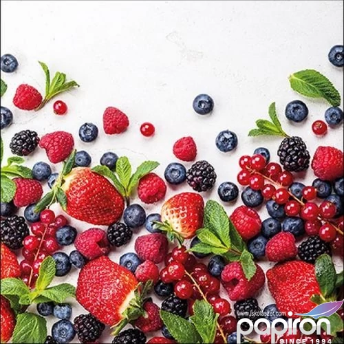 Szalvéta Ambiante Forest Fruit papír papírszalvéta 33x33cm,20db-os