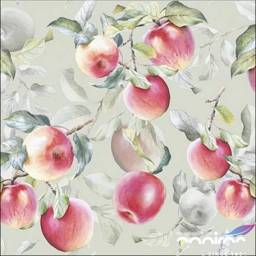 Szalvéta Ambiante Fresh Apples Green papír papírszalvéta 33x33cm,20db-os