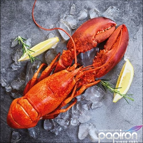 Szalvéta Ambiante Fresh Lobster papír papírszalvéta 33x33cm,20db-os