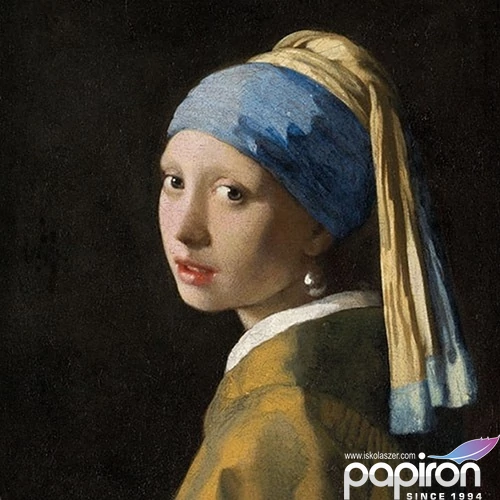 Szalvéta Ambiante Girl with The pearl Earring , Vermeer papírszalvéta 33x33cm,20db-os