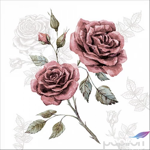 Szalvéta Ambiante Grace vintage papírszalvéta 33x33cm,20db-os