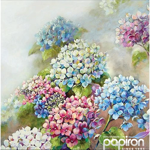 Szalvéta Ambiante Hydrangea shades papírszalvéta 33x33cm,20db-os