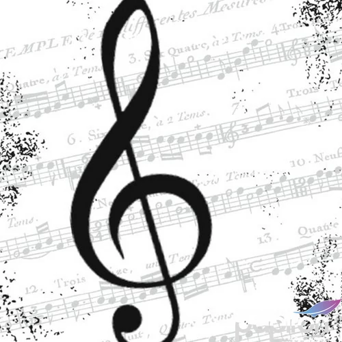 Szalvéta Ambiante I Love Music papírszalvéta 33x33cm,20db-os