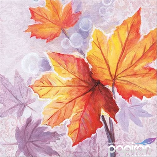 Szalvéta Ambiante Maple leaves papírszalvéta 33x33cm,20db-os