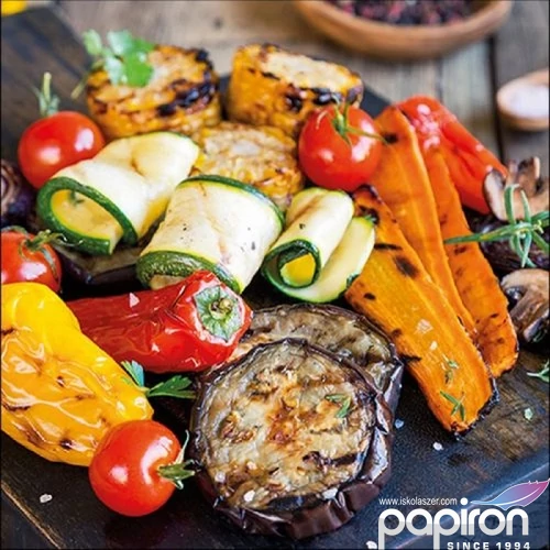 Szalvéta Ambiante Mixed Vegetables papírszalvéta 33x33cm,20db-os