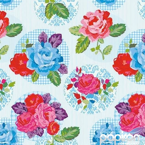 Szalvéta Ambiante Modern Rose blue papírszalvéta 33x33cm,20db-os