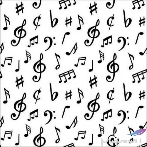 Szalvéta Ambiante Music notes papírszalvéta 33x33cm,20db-os