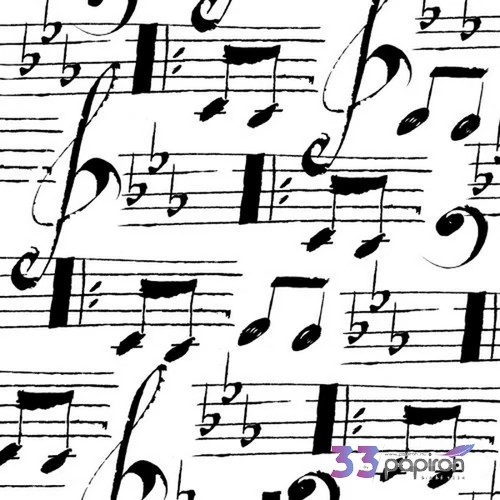 Szalvéta Ambiante Musique papírszalvéta 33x33cm,20db-os