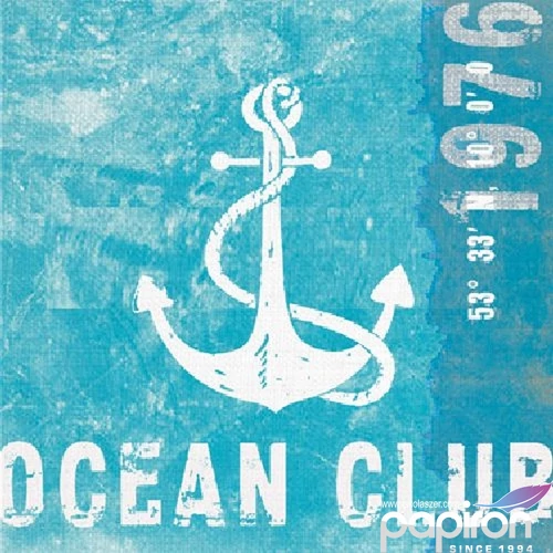Szalvéta Ambiante Ocean Club papírszalvéta 33x33cm,20db-os