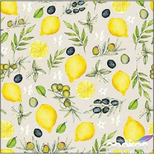 Szalvéta Ambiante Olives and lemon papírszalvéta 25x25cm,15db-os