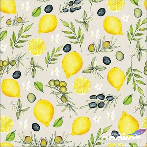 Szalvéta Ambiante Olives and lemon papírszalvéta 33x33cm,20db-os