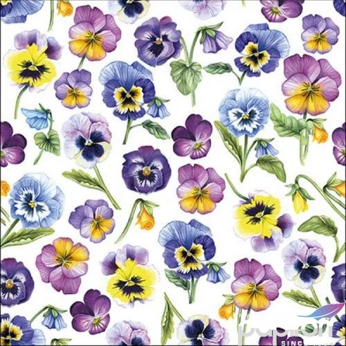 Szalvéta Ambiante Pansy all Over papírszalvéta 33x33cm,20db-os