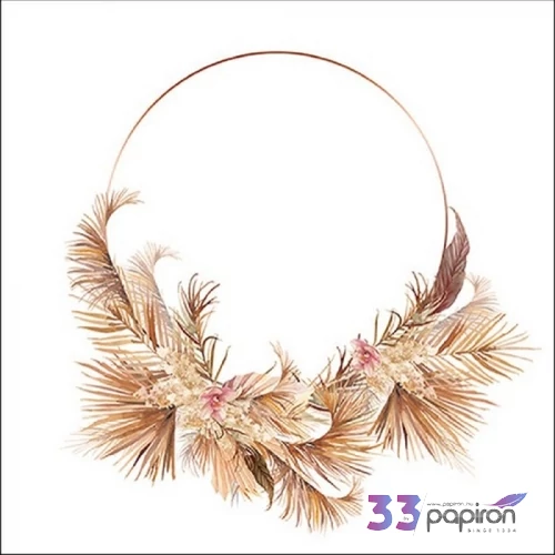 Szalvéta Ambiante Potpourri Ring papírszalvéta 33x33cm,20db-os