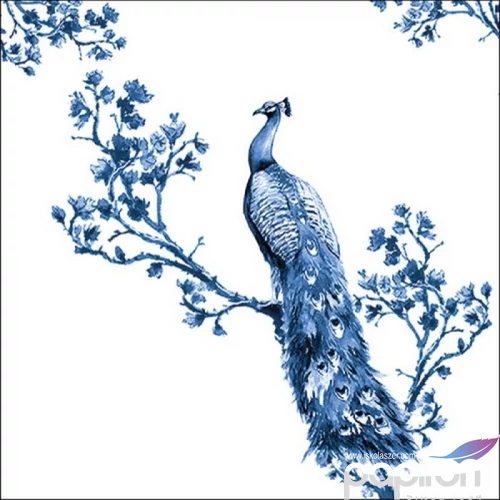 Szalvéta Ambiante Royal Peacock papírszalvéta 33x33cm,20db-os
