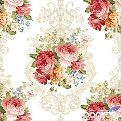 Szalvéta Ambiante Sara Cream papírszalvéta 33x33cm,20db-os
