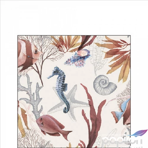 Szalvéta Ambiante Seahorse papírszalvéta 25x25cm,15db-os