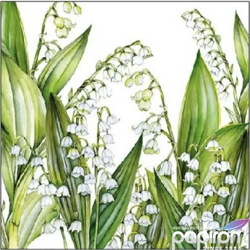 Szalvéta Ambiante Sweet Lily papírszalvéta 25x25cm,15db-os
