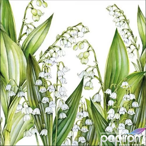 Szalvéta Ambiante Sweet Lily papírszalvéta 33x33cm,20db-os