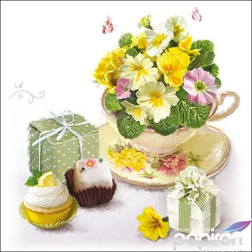Szalvéta Ambiante Tea Surprise papírszalvéta 33x33cm,20db-os