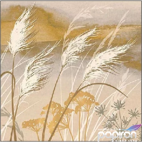 Szalvéta Ambiante Waving grass papírszalvéta 25x25cm,15db-os