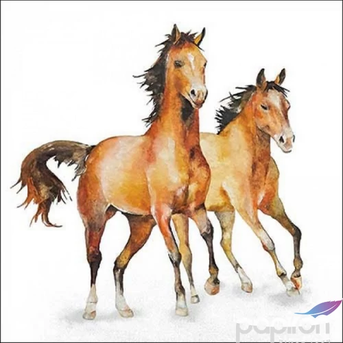 Szalvéta Ambiante Widl horses papírszalvéta 33x33cm,20db-os