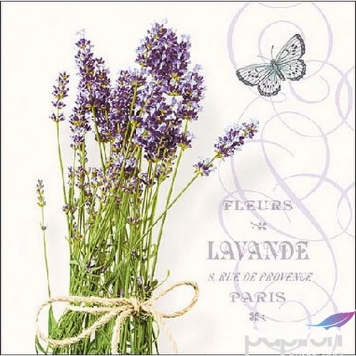 Szalvéta Ambiante Bunch of Lavender papírszalvéta 25x25cm,15db-os