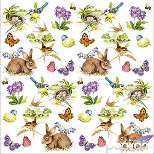 Szalvéta Ambiante Easter Feeling papír papírszalvéta 33x33cm,20db-os