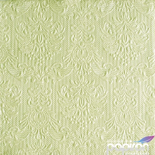 Szalvéta Ambiente Elegance Elegance Pearl Green, dombornyomott 33x33cm 3rétegű 15db/csom