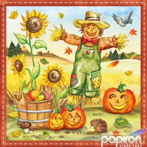 Szalvéta Ambiante Scarecrow papírszalvéta 33x33cm,20db-os