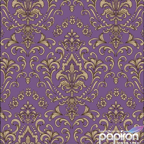 Szalvéta Ambiante Baroque ornament purple papír papírszalvéta 33x33cm,20db-os
