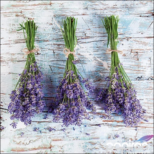 Szalvéta Ambiante Lavender Bouquets papírszalvéta 33x33cm,20db-os