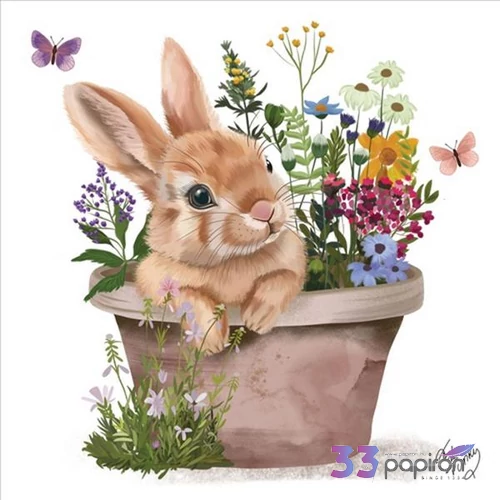 Szalvéta Ambiente Colette papírszalvéta 33x33cm,20db-os