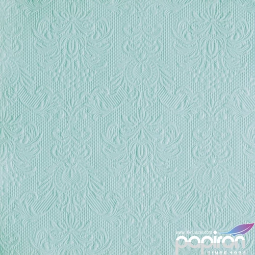 Szalvéta Ambiente Elegance Aqua dombornyomott 33x33cm 3rétegű 15db/csom