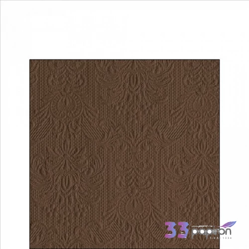 Szalvéta Ambiente Elegance Elegance nature lion dombornyomott papírszalvéta 25x25cm,15db-os
