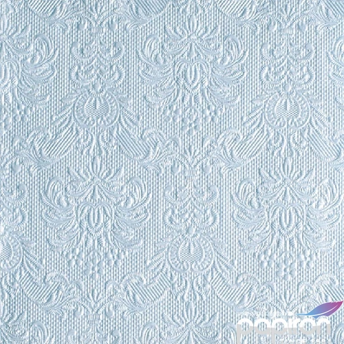 Szalvéta Ambiente Elegance Blue pearl dombornyomott 40x40cm,15db-os