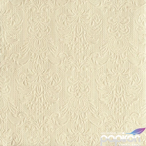 Szalvéta Ambiente Elegance cream dombornyomott 40x40cm,15db-os
