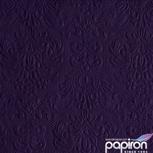 Szalvéta Ambiente Elegance Elegance Violet dombornyomott papírszalvéta 25x25cm,15db-os