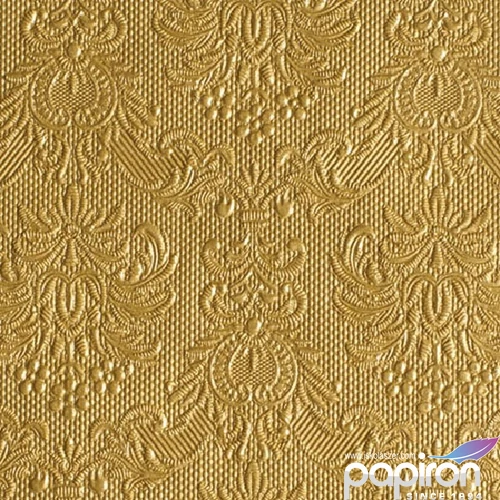 Szalvéta Ambiente Elegance Elegance godl dombornyomott papírszalvéta 25x25cm,15db-os